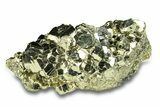 Gleaming Pyrite Crystal Cluster - Peru #291923-1